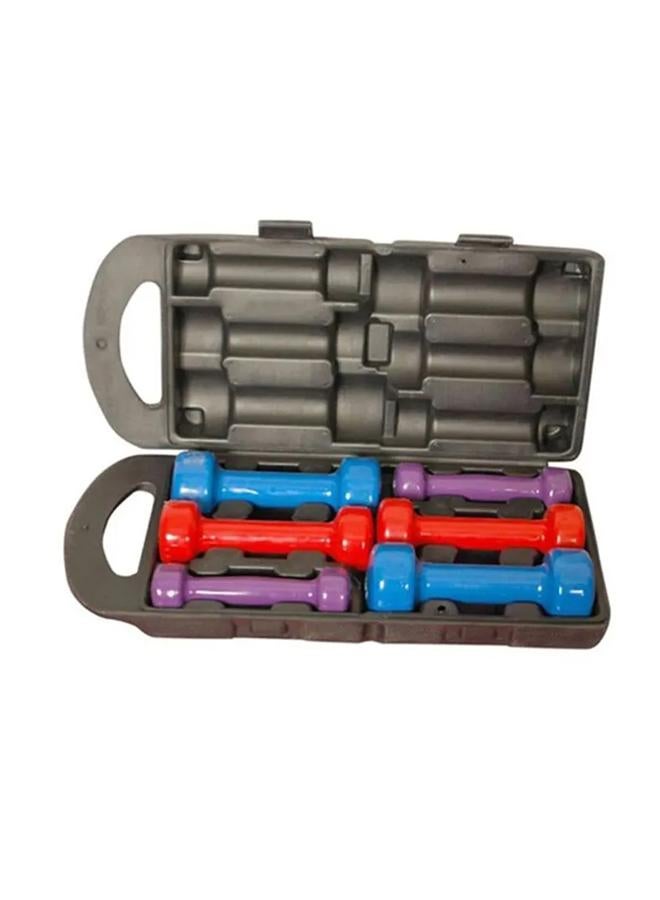 Fitness World - Dumbbell Set for Weight Lifting Exercises with Bag 6kg 6kg - Image 1