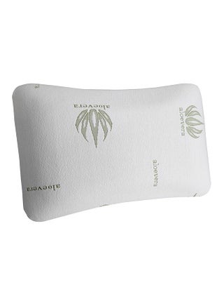 Big Shoulder Memory Foam Pillow 2 Pieces Hypoallergenic Side And Back Sleeping Pillows For Neck And Shoulder Support Polystyrene White 70x45x14cm - v1664867456/N51265668A_1