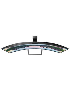 Philips 49-Inch Monitor, 499P9H1, Curved Dual QHD with VA panel, DisplayPort/HDMI/USB-C connectivity, 5W built in speakers and 2MP FHD built-in Windows Hello  webcam, height adjustable Black  - Image 3