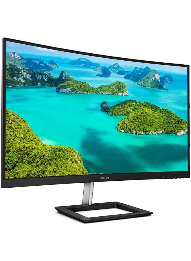 Philips - 32 Inch Monitor, 328E1CA, Curved 4K UHD with VA panel, DisplayPort/HDMI 2.0 connectivity, 3W built in speakers Black - Image 1