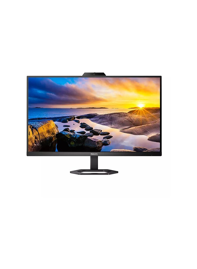 Philips - 27-Inch Monitor, 27E1N5600HE, QHD with IPS technology, HDMI/DisplayPort/USB-C connectivity, 5W built in speakers and 5MP built-in Windows Hello webcam, height adjustable, pivot Black - Image 1