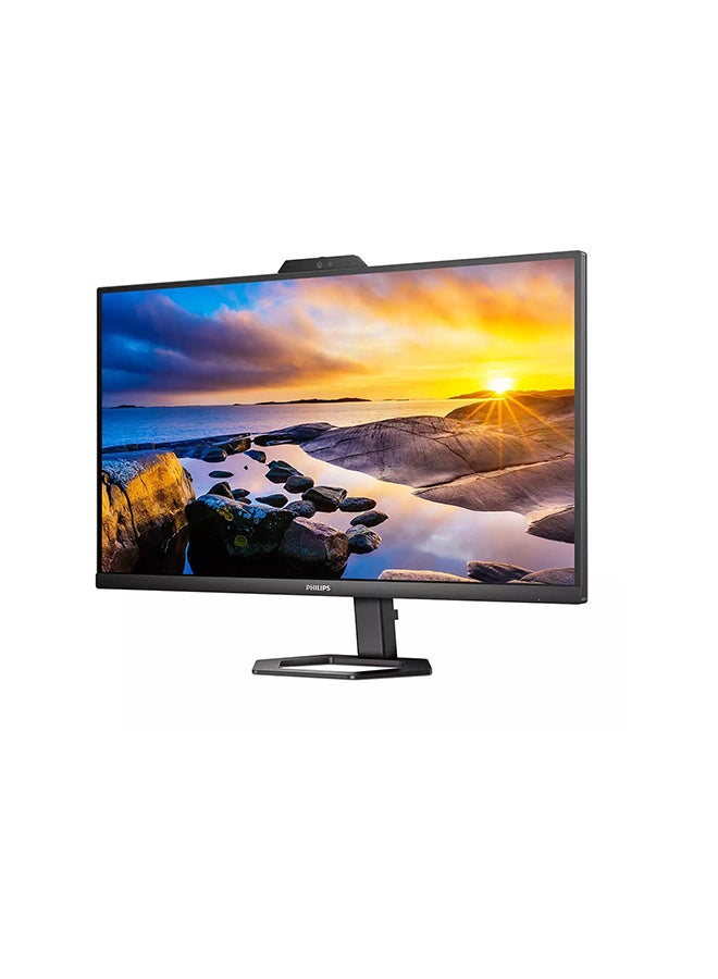 Philips - 27-Inch Monitor, 27E1N5600HE, QHD with IPS technology, HDMI/DisplayPort/USB-C connectivity, 5W built in speakers and 5MP built-in Windows Hello webcam, height adjustable, pivot Black - Image 1