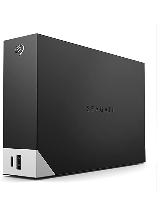 Seagate - One Touch 8TB Desktop External Hard Drive, With Built-In Hub, USB-C and USB 3.0 Port, Compatible with Windows and Mac, Seagate Toolkit Backup Software Included, Black | STLC8000400 8 TB - Image 1