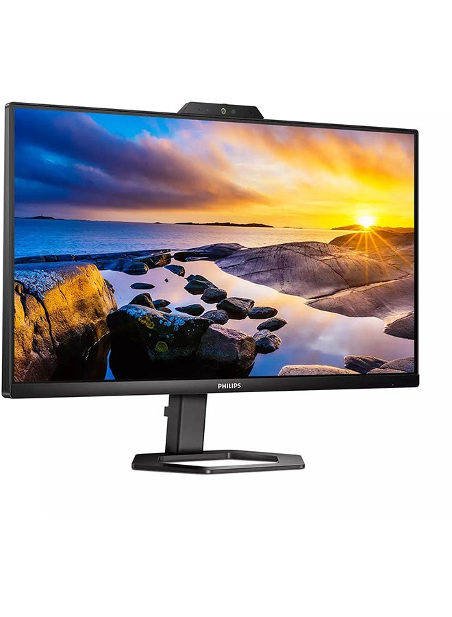 فيليبس 23.8-Inch Monitor, 24E1N5300HE, FHD with IPS technology, HDMI/DisplayPort/USB-C 3.2 connectivity, 5W built-in Speakers and 5MP built-in Windows Hello webcam, pivot, height adjustable Black - Image 2
