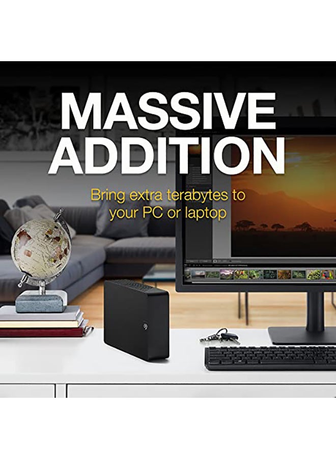 Seagate - Expansion Desktop External HDD - 3.5 Inch USB 3.0 for Windows and Mac with 3 yr Data Recovery Services, Portable Hard Drive (STKP14000400) 14 TB - Image 1