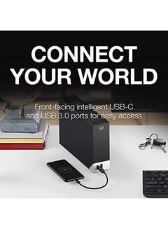 محرك أقراص صلبة خارجي للكمبيوتر المكتبي، بمنفذي USB-C وUSB 3.0، متوافق مع أجهزة الكمبيوتر، واللابتوب وماك. عضوية مجانية لمدة 4 شهور في خطة أدوبي كريتيف كلاود للتصوير الفوتوغرافي (STLC10000400) 10 TB - v1664868293/N53355111A_2