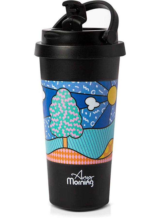 Stainless Steel BPA-Free Thermos Travel Mug Multicolour 500ml 