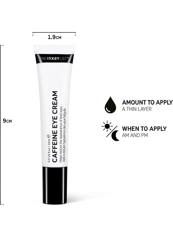 The Inkey List - Caffeine Eye Cream White 15ml - Image 1