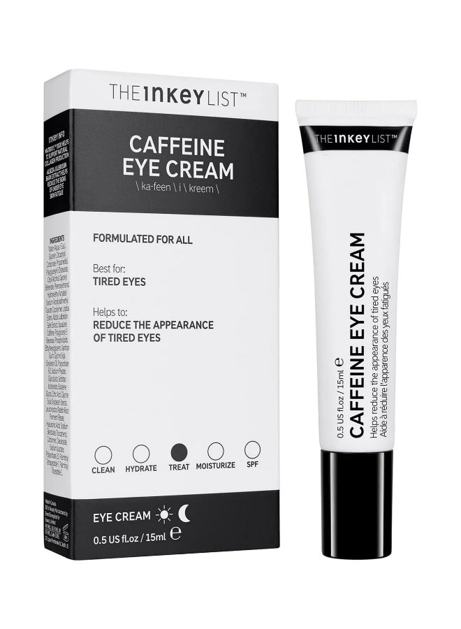 The Inkey List - Caffeine Eye Cream White 15ml - Image 1