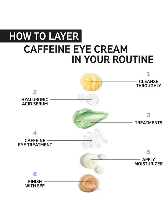 The Inkey List - Caffeine Eye Cream White 15ml - Image 1