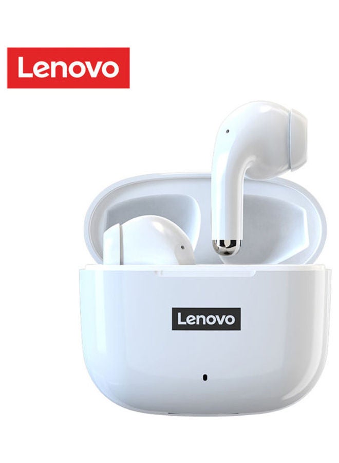 Lenovo - Thinkplus LivePods TWS Wireless Bluetooth Earphone Noise Cancelling Earbuds Gaming Sports Headset White - Image 1