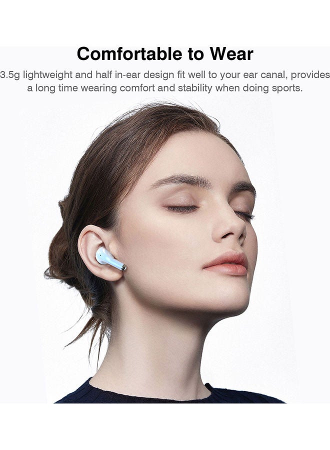 Lenovo - Thinkplus LivePods TWS Wireless Bluetooth Earphone Noise Cancelling Earbuds Gaming Sports Headset White - Image 1