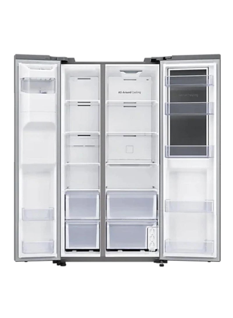 Samsung - Side-by-Side Refrigerator, 806L Net Capacity RS80T5190SL Silver - Image 1