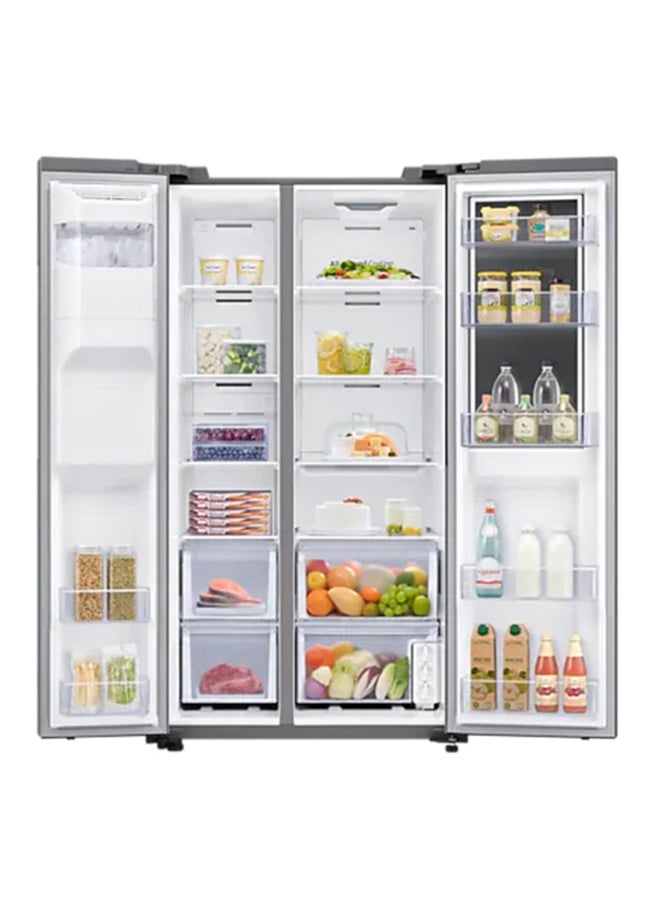 Samsung - Side-by-Side Refrigerator, 806L Net Capacity RS80T5190SL Silver - Image 1