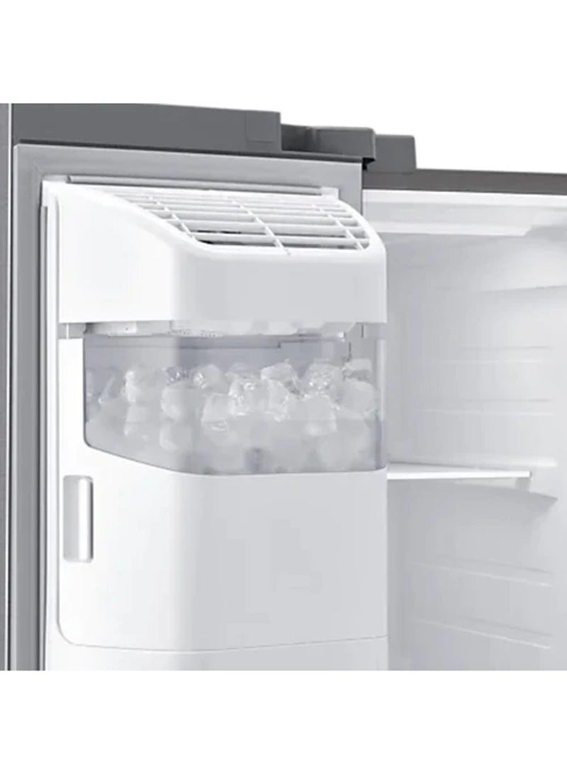 Samsung - Side-by-Side Refrigerator, 806L Net Capacity RS80T5190SL Silver - Image 1