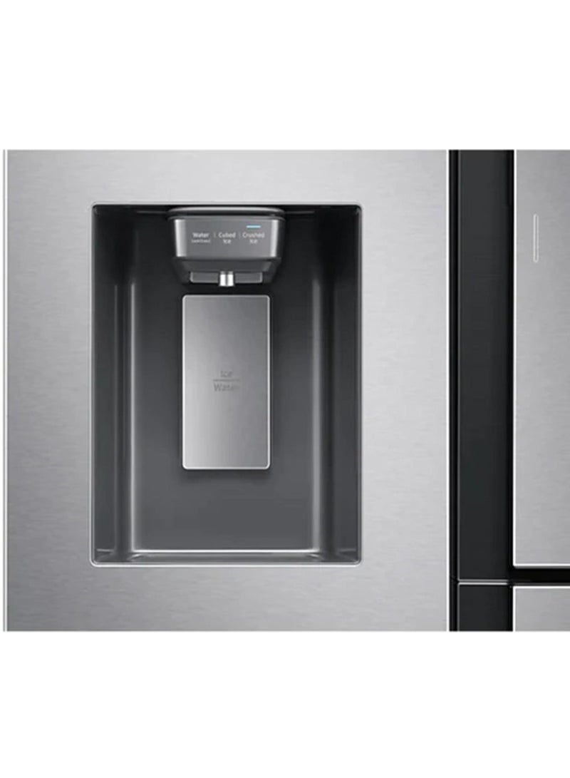 Samsung - Side-by-Side Refrigerator, 806L Net Capacity RS80T5190SL Silver - Image 1