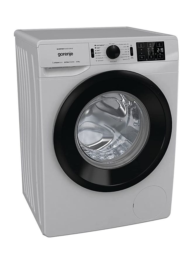 Gorenje - Fully Automatic Front Load Washing Machine, 16 Programs, Energy And Water Efficient, Wave Drum, 1400 RPM, Made In Slovenia, 1 Year Warranty 8 kg 1900 W WNEI84AS/A Silver - Image 1