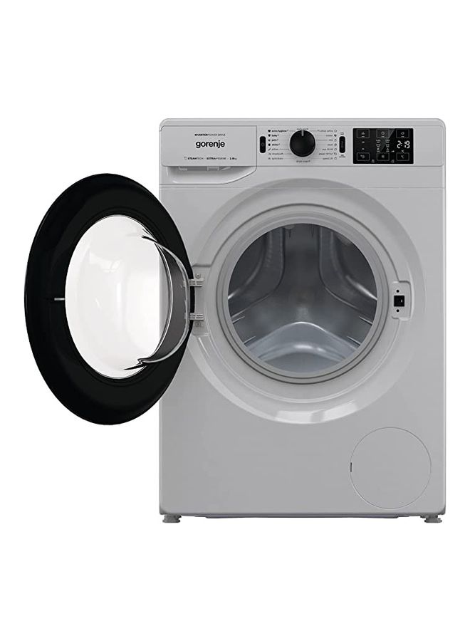Gorenje - Fully Automatic Front Load Washing Machine, 16 Programs, Energy And Water Efficient, Wave Drum, 1400 RPM, Made In Slovenia, 1 Year Warranty 8 kg 1900 W WNEI84AS/A Silver - Image 1