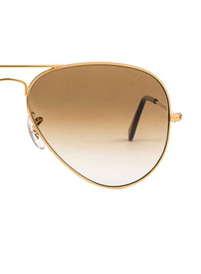 Full Rim Pilot Sunglasses - RB3025 001/51 58 - Lens Size: 58 mm - Gold 