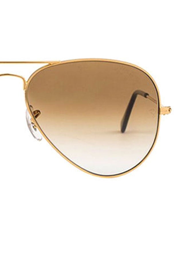 Full Rim Pilot Sunglasses - RB3025 001/51 58 - Lens Size: 58 mm - Gold - v1664891248/N13000696A_6