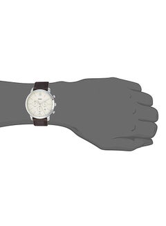 FOSSIL Men's Water Resistant Leather Analog Watch FS5380 - 44 mm - Brown  - Image 4