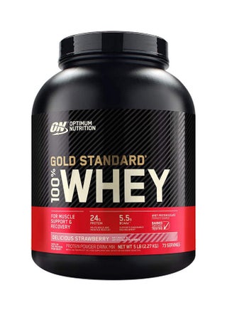 Gold Standard 100 Percent Whey Protein - Delicious Strawberry - 2.27 Kg - v1664891266/N33791250A_1