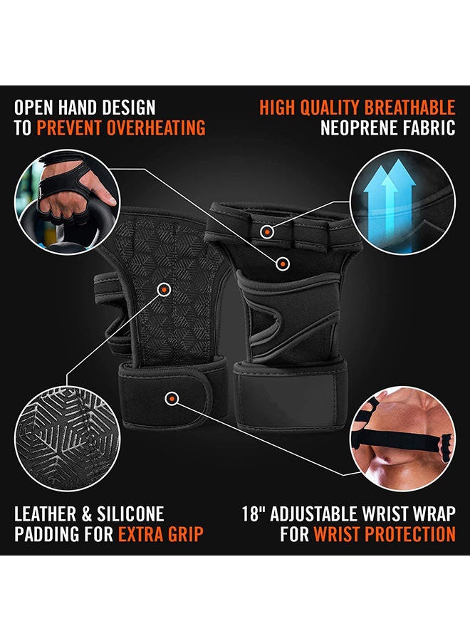 SKY-TOUCH - Sports Leather Padding Gloves XL XL - Image 1