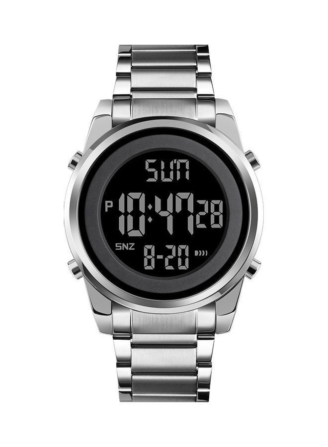 Men's Digital Business Watch - 52 mm - Silver - v1664891283/N45429676A_2