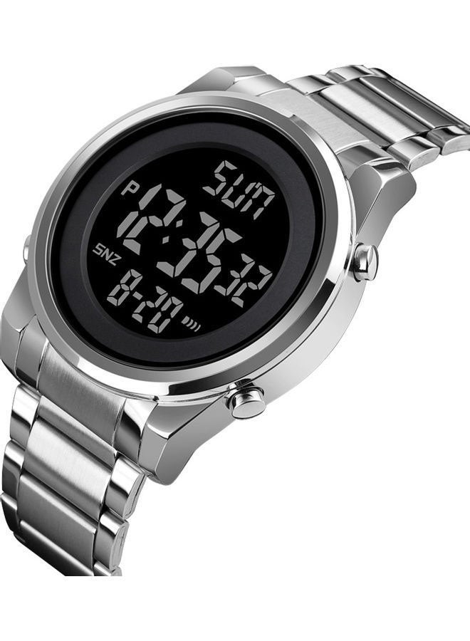 Men's Digital Business Watch - 52 mm - Silver - v1664891284/N45429676A_1