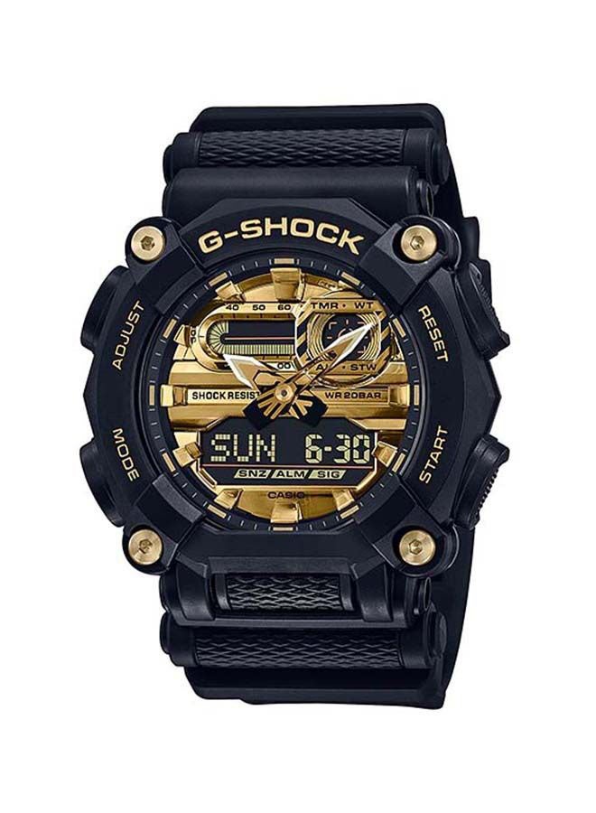 جي شوك ساعة يد رقمية وبعقارب 50 مم - لون أسود - طراز GA-900AG-1ADR - Image 1
