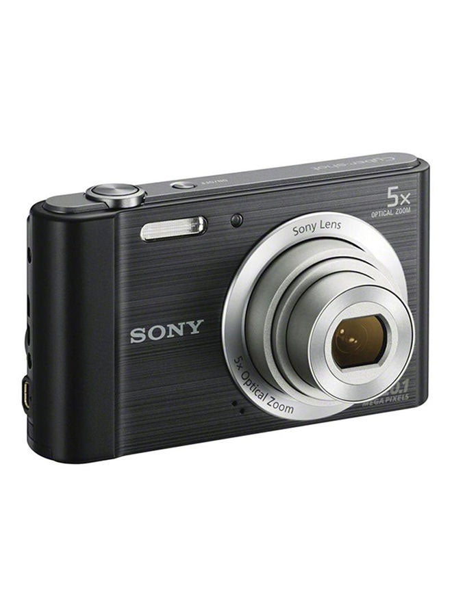 Sony - Cyber-shot DSC-W800 Point And Shoot Camera 20.1MP 5x Zoom Black - Image 1
