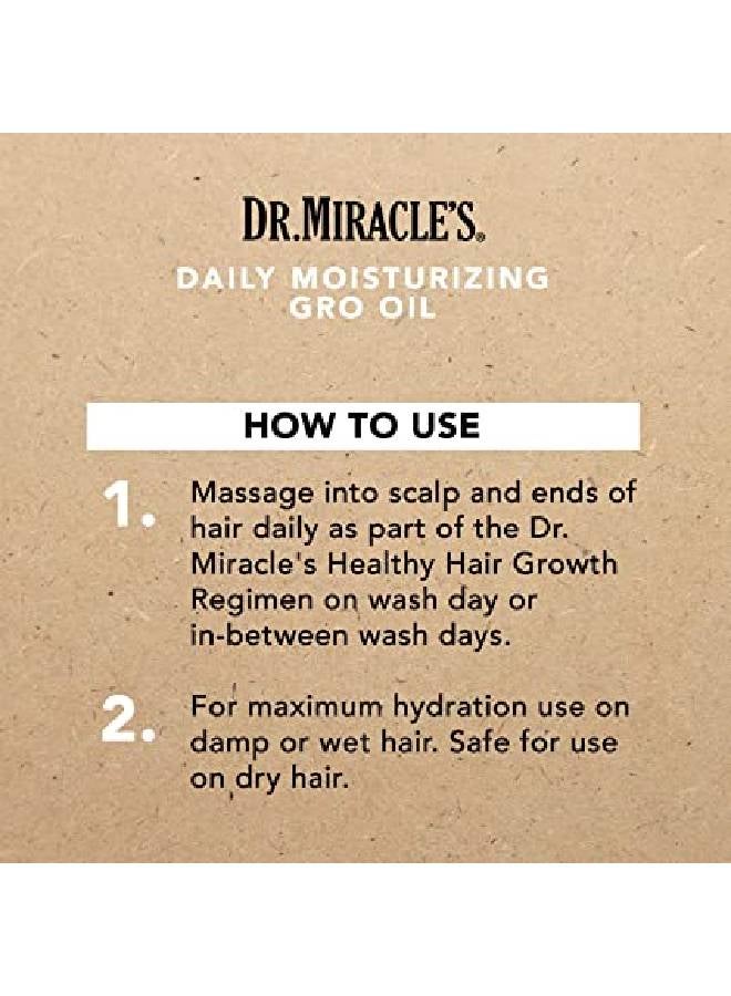 Dr. Miracle's Daily Moisturizing Gro Oil 118ml  - Image 4