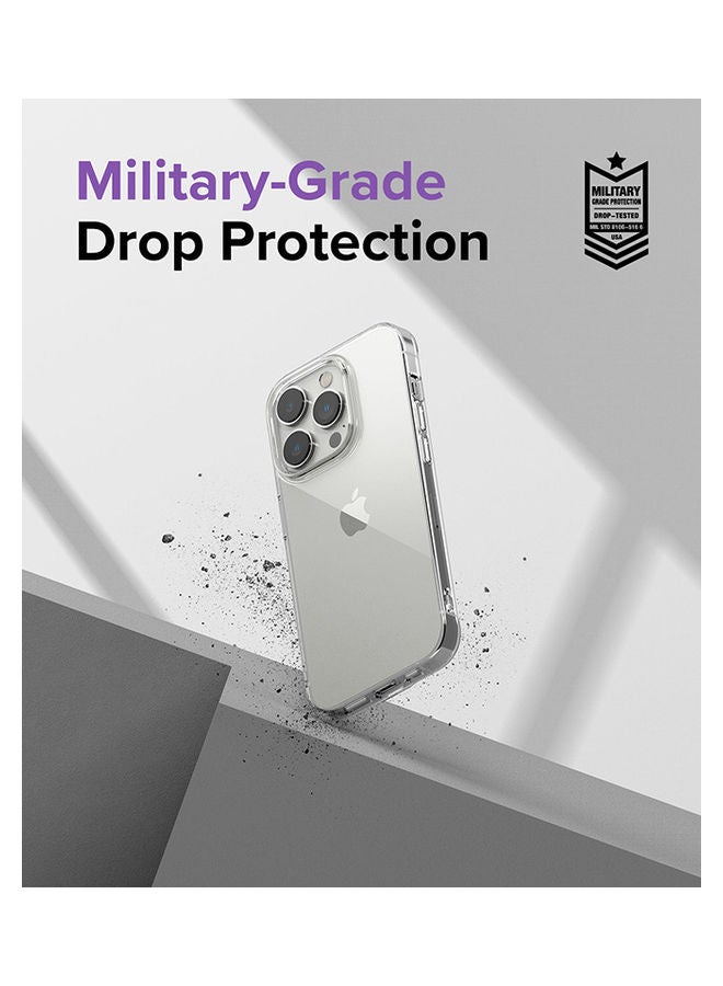 Ringke Air-S Series Thin Flexible Shockproof Slim TPU Lightweight Cover Anti-Slip For iPhone 14 Pro Glitter Clear - Image 5