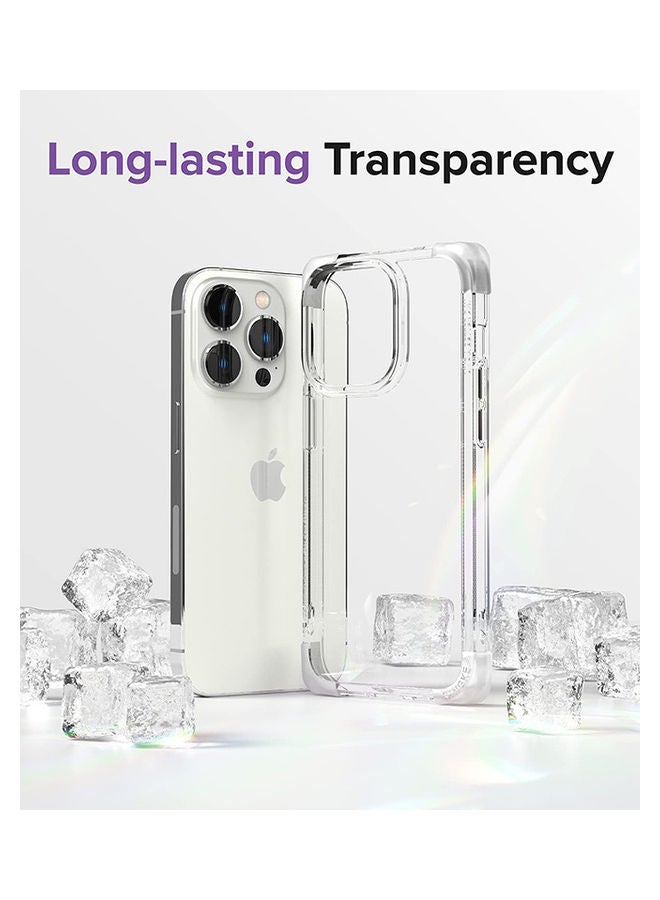 Ringke - Fusion Bumper Case Square Shaped Advanced Edge Shockproof Drop Protection Phone Cover For iPhone 14 Pro Max Clear - Image 1