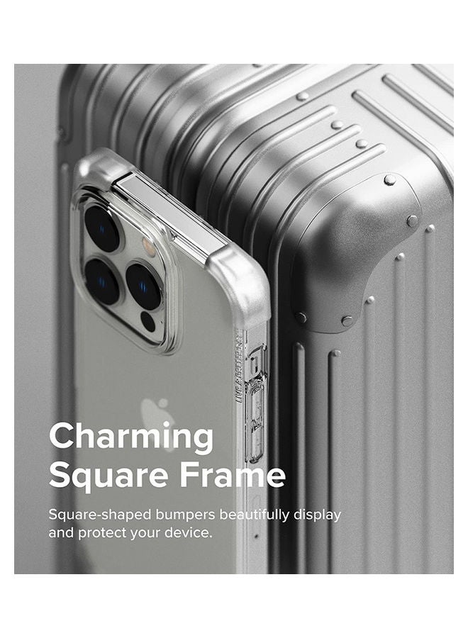 Ringke - Fusion Bumper Case Square Shaped Advanced Edge Shockproof Drop Protection Phone Cover For iPhone 14 Pro Max Clear - Image 1