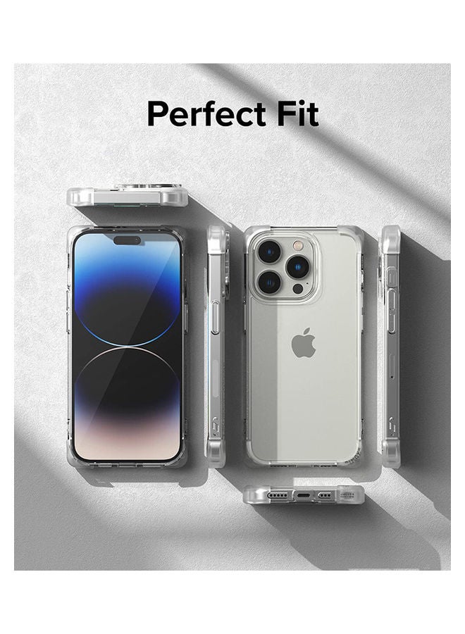 Ringke - Fusion Bumper Case Square Shaped Advanced Edge Shockproof Drop Protection Phone Cover For iPhone 14 Pro Max Clear - Image 1