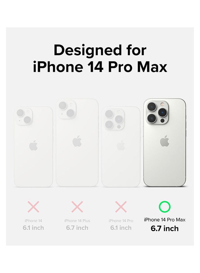 Ringke Silicone Lightweight Flexible Scratch Resistant Soft Microfiber Full-Body Protective Phone Cover For iPhone 14 Pro Max Stone - Image 2