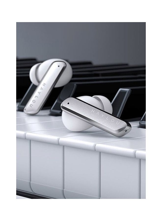 Haylou W1 True Wireless Earbuds Qualcomm 3040 Chip 20h Battery Life Dynamic Driver aptX Adaptive Codec IPX4 Water-Resistant Bluetooth 5.2 White - Image 2