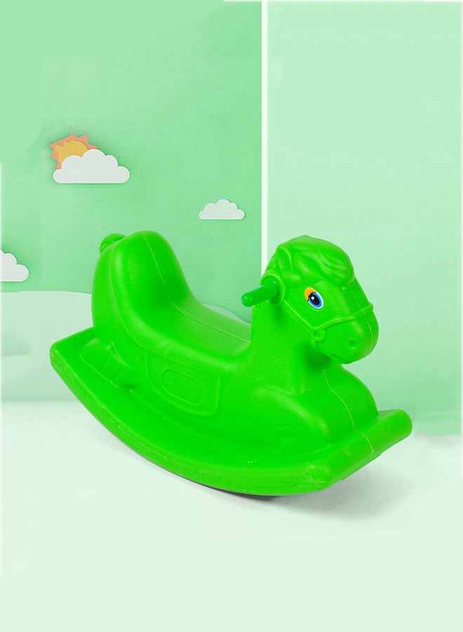 شيانغ يو ألعاب تعليمية للأطفال حصان هزاز بلاستيكي للحضانة 68x27x47 سم 68x27x47سم  - Image 3