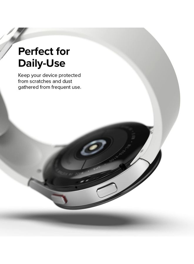 رينجك غطاء حماية بإطار حلقي لاصق من الاستانلس ستيل المانع للخدوش لساعة جالاكسي ووتش 5 وجالاكسي ووتش 4 مقاس (40 مم) طراز 40‎-15 أسود - Image 5