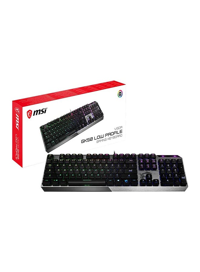 MSI - MSI Vigor GK50 Low Profile Gaming Keyboard - Image 1