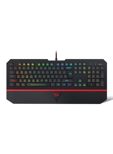 K502 RGB Silent Gaming Keyboard With 12 Multimedia Keys and Switchable Backlight Color