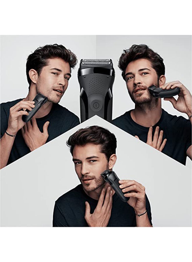 BRAUN - Series 3 Shave&Style 300Bt Electric Shaver, Razor For Men Black 10*5cm - Image 1
