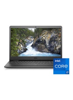 Vostro 3510 Laptop With 15.6 Inch Full HD Display, Core i7-1165G7 Processer/16GB RAM/1TB HDD + 256GB SSD/2GB Nvidia GeForce MX350 Graphics Card/DOS (Without Windows) /International Version English/Arabic Grey