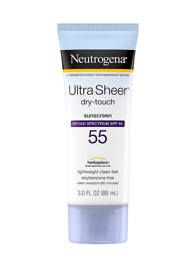 Neutrogena - Ultra Sheer Broad Spectrum Sunscreen SPF55 3Fluid Ounce - Image 1