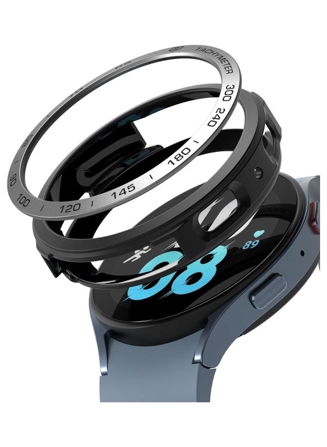 Ringke Air Sports Case And Bezel Ring With Adhesive For Galaxy Watch 5 44mm Black  - Image 1
