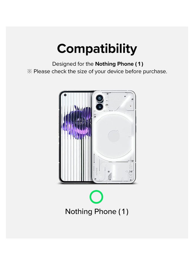 Ringke Fusion-X Case For Nothing Phone Hard Back Heavy Duty Shockproof Bumper Phone Cover Clear - Image 2