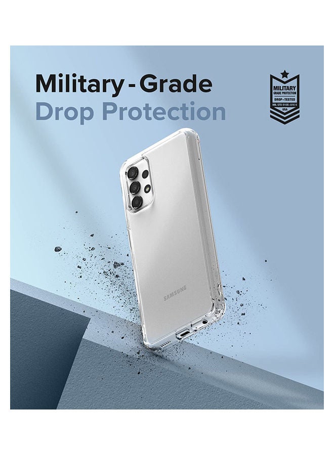 Ringke Fusion Thin Hard Back Heavy Duty Shockproof TPU Bumper Case For Samsung Galaxy A13 4G LTE Clear Clear - Image 5