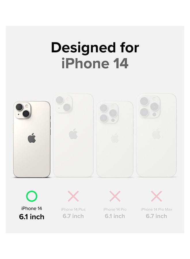 رينجك غطاء حماية واقٍ فيوجن إكس صلب من الخلف عالي التحمل بمصد مضاد للصدمات ومتقدم من البولي يوريثان الحراري لهاتف آيفون 14 أسود - Image 2