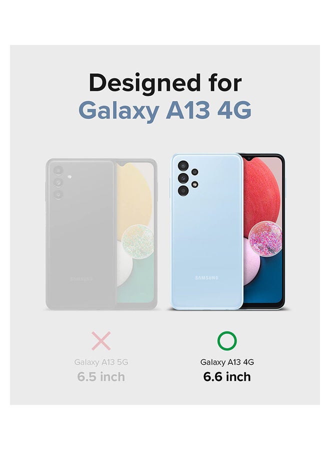 Ringke Fusion Transparent Thin Hard Back Heavy Duty Shockproof TPU Bumper Case For Samsung Galaxy A13 4G LTE Matte Clear - Image 2